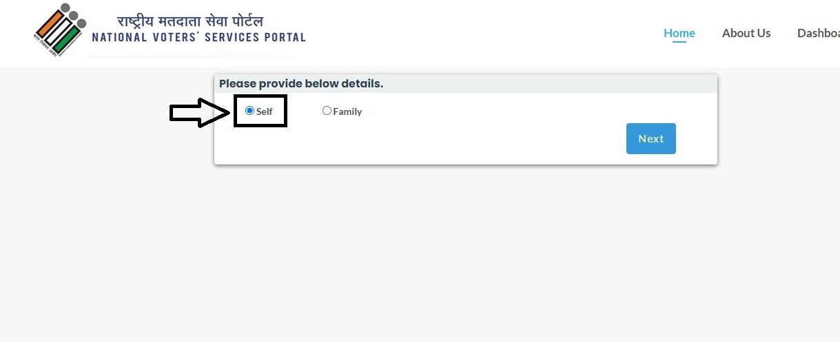 Choose "Self" For Individual Correction -  | Step8